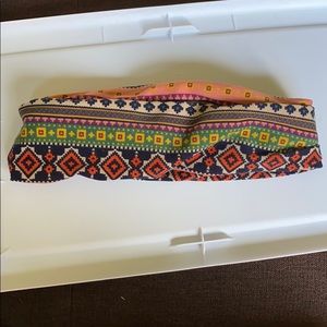 Multi colored head band